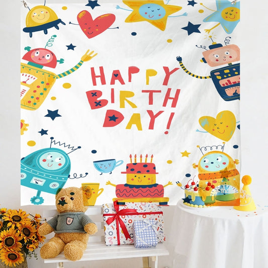 Birthday Layout Hanging Cloth Children Photo Wall Cloth, Size: 150x230cm Velvet(1) - Cartoon by PMC Jewellery | Online Shopping South Africa | PMC Jewellery | Buy Now Pay Later Mobicred