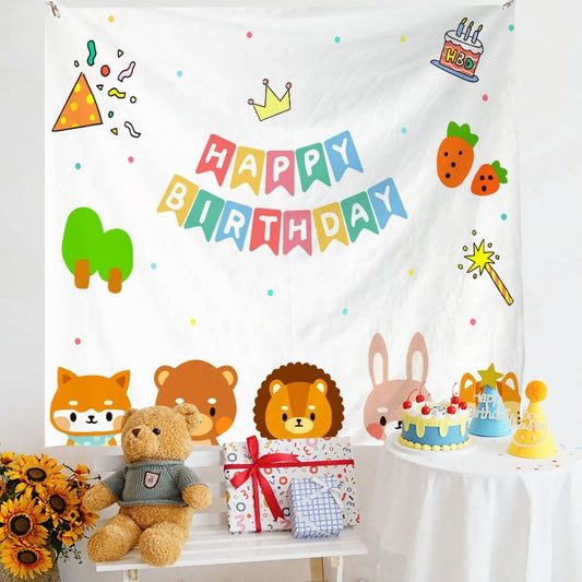 Birthday Layout Hanging Cloth Children Photo Wall Cloth, Size: 150x230cm Velvet(34) - Cartoon by PMC Jewellery | Online Shopping South Africa | PMC Jewellery | Buy Now Pay Later Mobicred