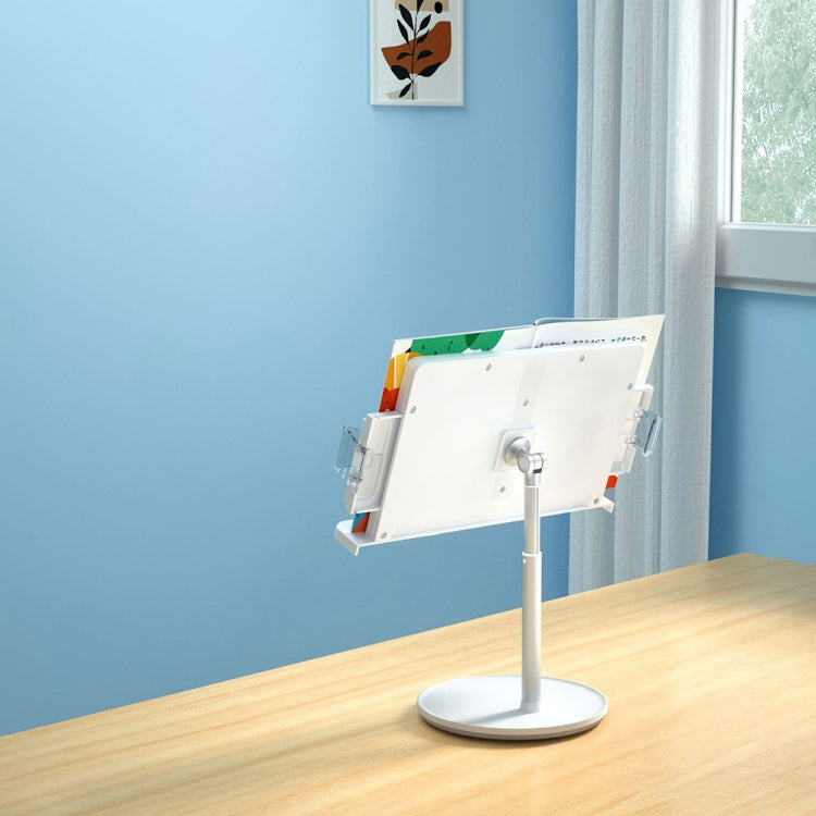 AP-4HB Desktop Non-slip Stable Tablet Reading Bracket(White) - Laptop Stand by PMC Jewellery | Online Shopping South Africa | PMC Jewellery | Buy Now Pay Later Mobicred