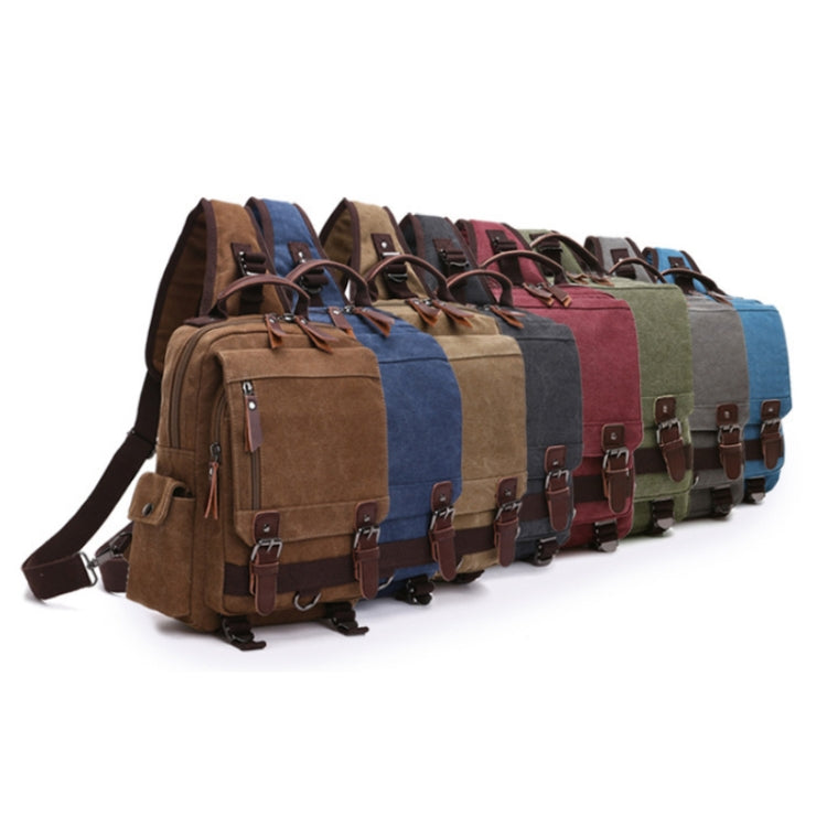 Outdoor Travel Messenger Canvas Chest Bag, Color: Gray - Crossbody Bags by PMC Jewellery | Online Shopping South Africa | PMC Jewellery