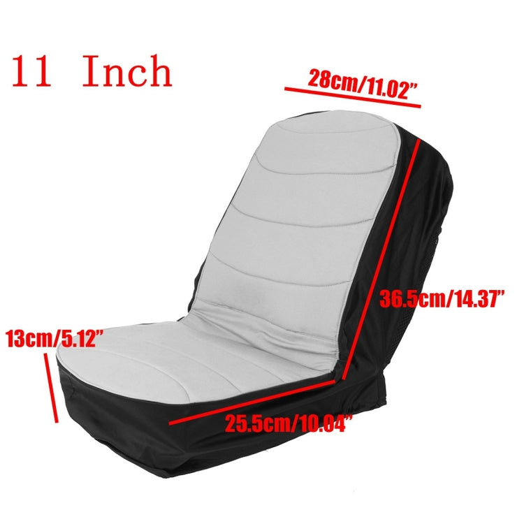 Dustproof Seat Cover For Grass Cutter / Agricultural Vehicle / Forklift / Tractor, Size: 11 Inch (Gray Black) - Seat Accessories by PMC Jewellery | Online Shopping South Africa | PMC Jewellery | Buy Now Pay Later Mobicred