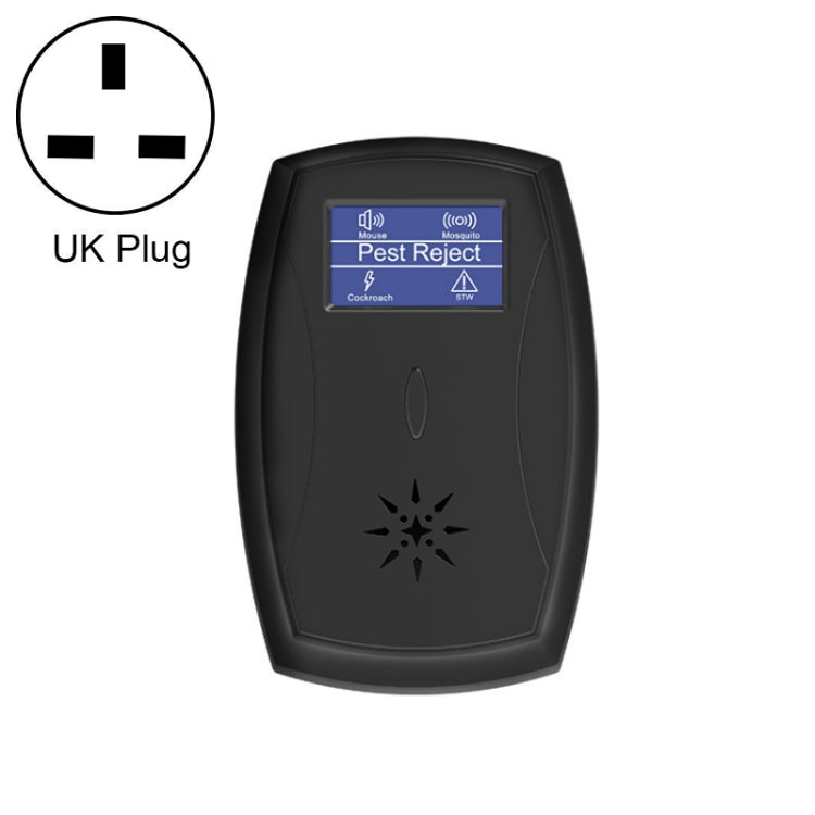 Household Mute Low Power Ultrasonic Insect Repeller, Specification: UK Plug(Black) - Repellents by PMC Jewellery | Online Shopping South Africa | PMC Jewellery | Buy Now Pay Later Mobicred