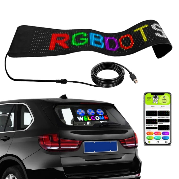 S1664RGB 390x107mm Car LED Flexible Display Cell Phone APP Control Bluetooth Connection - Car Monitor by PMC TechLife | Online Shopping South Africa | PMC TechLife | Buy Now Pay Later Mobicred