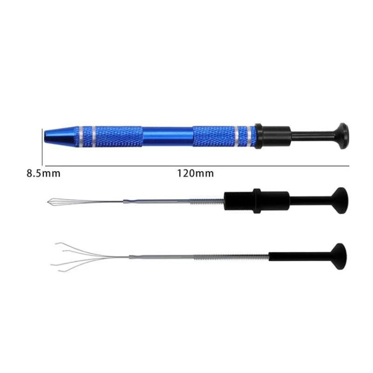 2pcs IC Chip Picker Electronic Component Parts Picker Capacitor IC Grabber Clips(Red) - Auxiliary Clamp Clip by PMC TechLife | Online Shopping South Africa | PMC TechLife | Buy Now Pay Later Mobicred