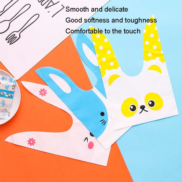 1bag Cartoon Rabbit Ears Gift Packaging Bags Candy Baking Snowflake Cookies Bags, Size: 13x23cm(Pink Black Mouth) - Gift Bags & Wrapping Supplies by PMC Jewellery | Online Shopping South Africa | PMC Jewellery