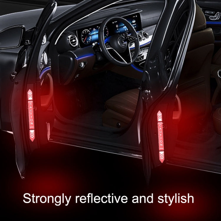 5sets Car Opening Door Anti-Collision Safety Warning Reflector(Diamond White) - Warning Sticker by PMC TechLife | Online Shopping South Africa | PMC TechLife | Buy Now Pay Later Mobicred
