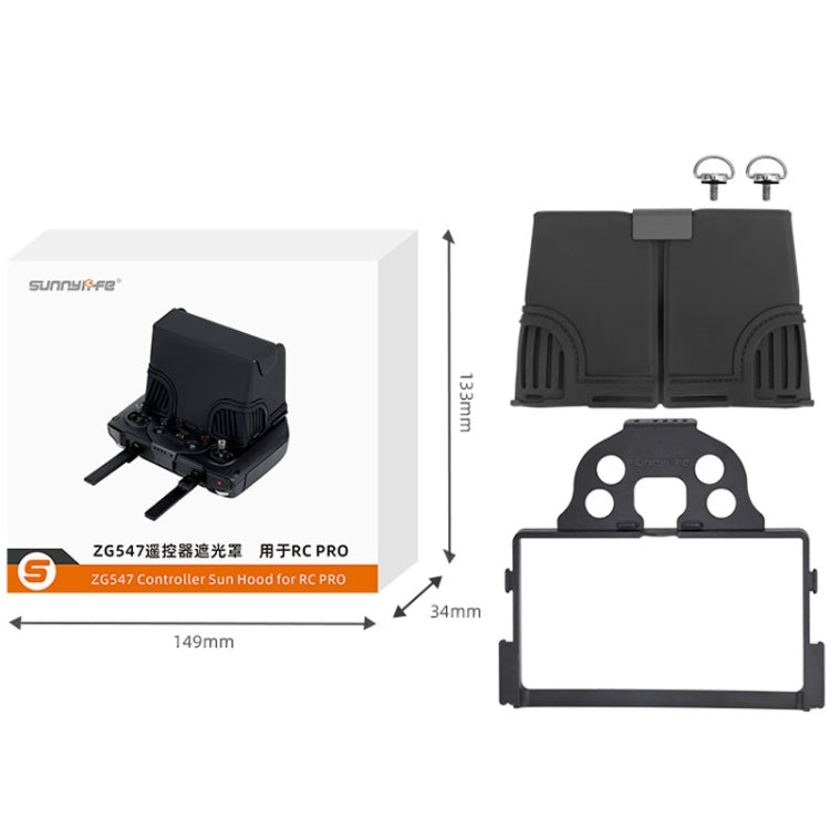 Sunnylife ZG547 For Mavic 3 / RC Pro / Mini3 Pro Remote Control Hood(Black) - Lens Hood by Sunnylife | Online Shopping South Africa | PMC TechLife | Buy Now Pay Later Mobicred