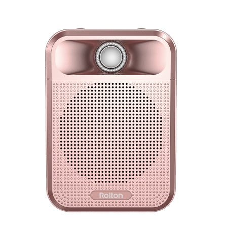Rolton  K700 Bluetooth Dual-speaker Audio Speaker Megaphone Voice Amplifier(Rose Gold) - Microphone by Rolton | Online Shopping South Africa | PMC TechLife | Buy Now Pay Later Mobicred