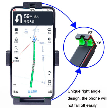 A04 Metal Motorcycle Mobile Phone Navigation Bracket Bicycle Frame Multifunctional Car Fixed Clamp(M8 Ball Header Installation Model) - Holder by PMC Jewellery | Online Shopping South Africa | PMC Jewellery | Buy Now Pay Later Mobicred