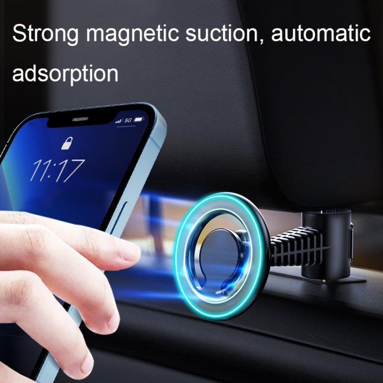D19 Car Magnetic Mobile Phone Holder Rotatable Metal Navigation Bracket, Spec: Seat (Black) - Universal Car Holders by PMc TechLife | Online Shopping South Africa | PMc TechLife | Buy Now Pay Later Mobicred