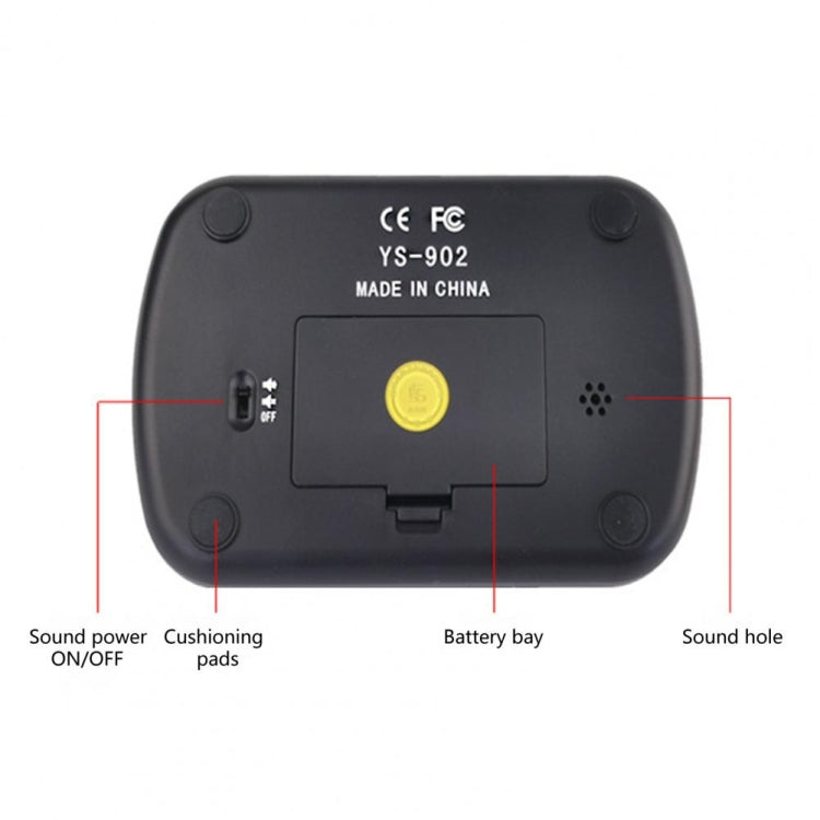 YS YS-902 Chess Timer Chess Clock for Go Tournament(Black English Version) - free shipping - PMC TechLife - Order now!