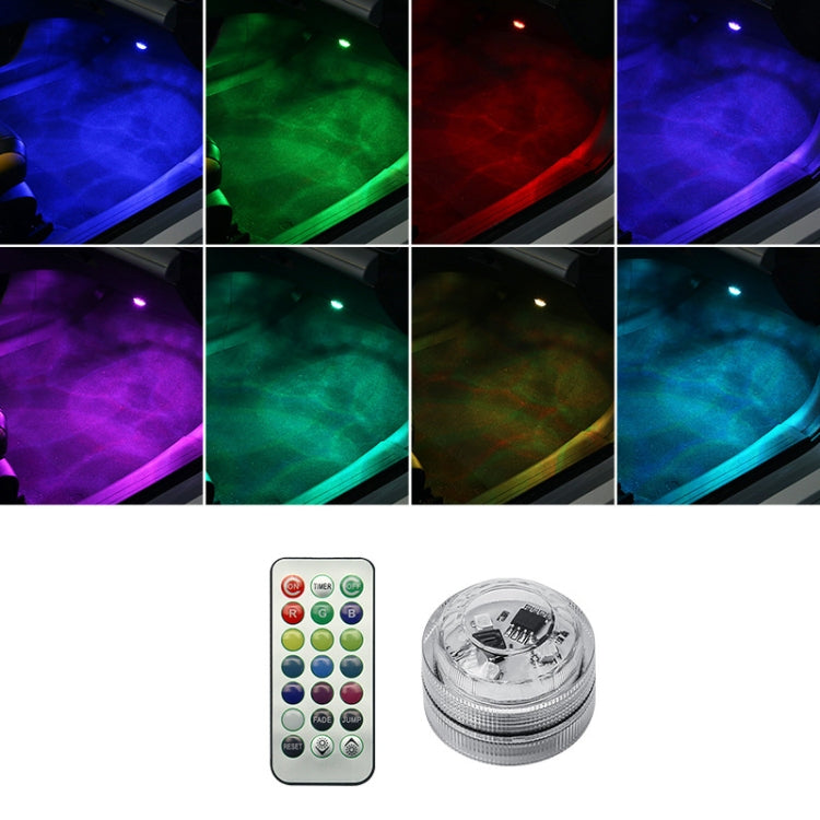Car Modification Wireless Colorful Remote Control Atmosphere Light, Specification: 1 Light +1 RC - Atmosphere lights by PMC TechLife | Online Shopping South Africa | PMC TechLife | Buy Now Pay Later Mobicred