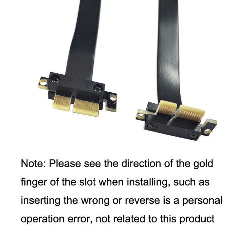 PCI-E 3.0 1X 90 Degrees Graphics Card / Wireless Network Card Extension Cable, Cable Length: 5cm - PCIE Cable by PMC TechLife | Online Shopping South Africa | PMC TechLife