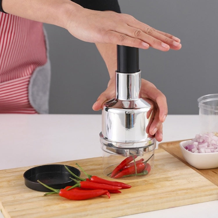 Press Kitchen Cutter Garlic Onion Pat Knife, Specification: Plating Silver - Stirrer & Squeezer by PMC TechLife | Online Shopping South Africa | PMC TechLife | Buy Now Pay Later Mobicred