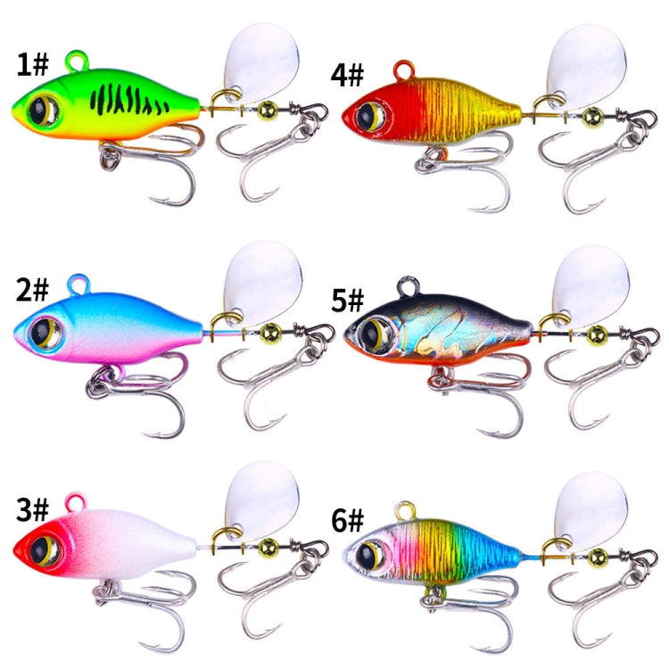 HENGJIA Submerged VIB Fake Lures Sequin Lures, Size: 4.8cm 7g(6 Colors Boxed) - Fishing Lures by HENGJIA | Online Shopping South Africa | PMC Jewellery