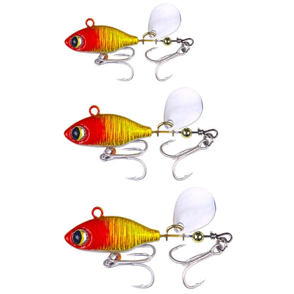 HENGJIA Submerged VIB Fake Lures Sequin Lures, Size: 5.2cm 10g(6 Colors Boxed) - Fishing Lures by HENGJIA | Online Shopping South Africa | PMC Jewellery