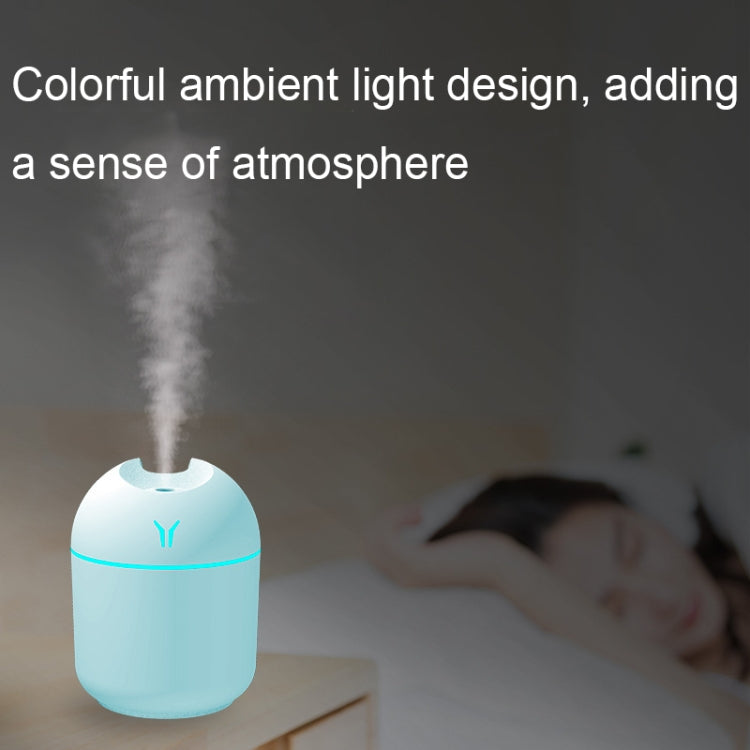 USB Mini Desktop Colorful Night Light Car Humidifier, Spec: 250ml (Y-Pink) - free shipping - PMC TechLife - Order now!