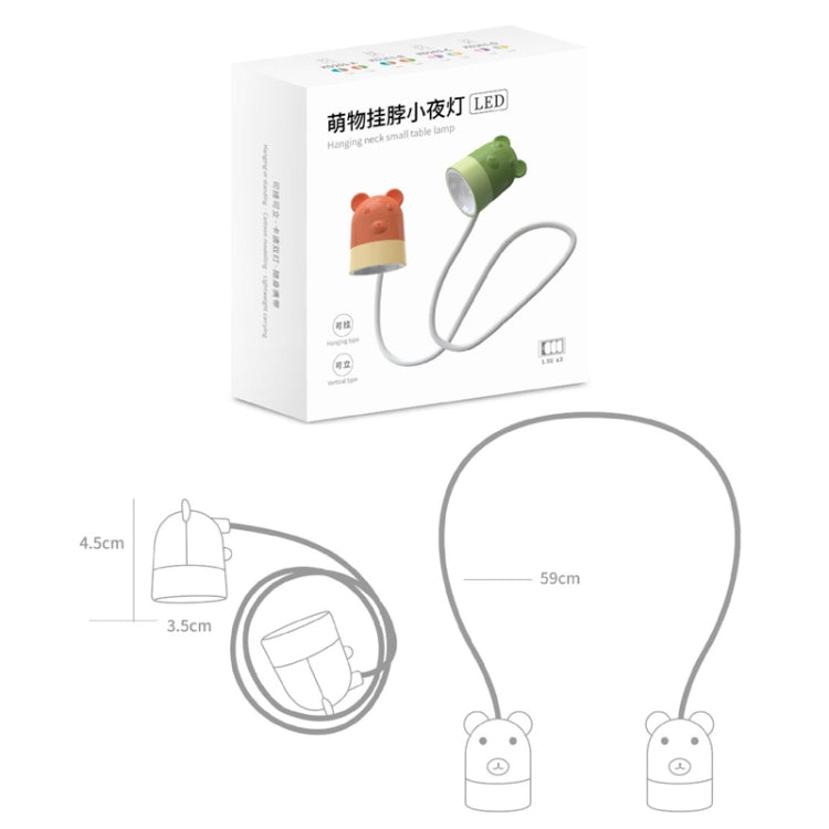 KD201 Portable Lamp Hanging Neck Reading LED Night Light, Style: Little Deer (Blue+Brown) - Desk Lamps by PMc TechLife | Online Shopping South Africa | PMc TechLife | Buy Now Pay Later Mobicred