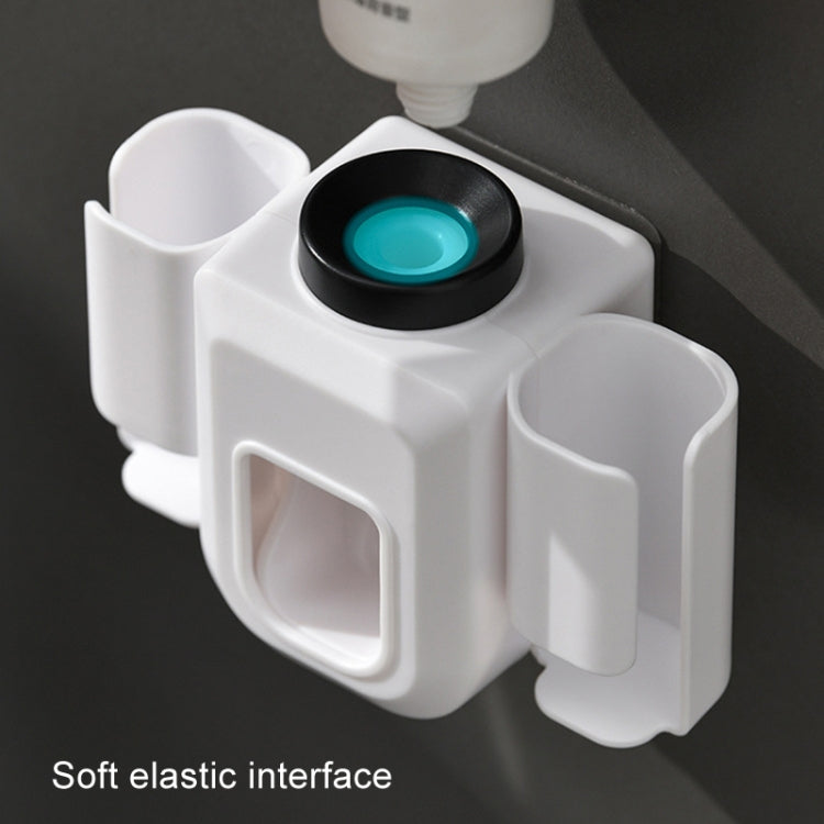 Electric Toothbrush Holder Automatic Toothpaste Squeezer Bathroom Wall Mounted Toothpaste Holder(Gray) - Toothpaste Squeezing Device by PMC TechLife | Online Shopping South Africa | PMC TechLife