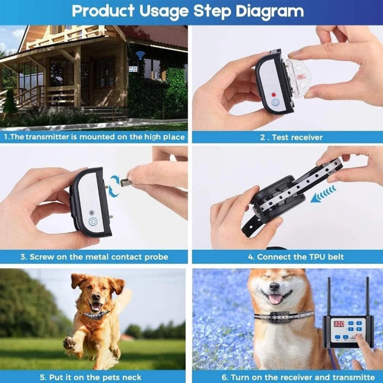 Outdoor Wireless Electronic Pet Fence Night Reflective Collar, Specification: One for  Three(UK Plug) - Training Aids by PMC TechLife | Online Shopping South Africa | PMC TechLife | Buy Now Pay Later Mobicred