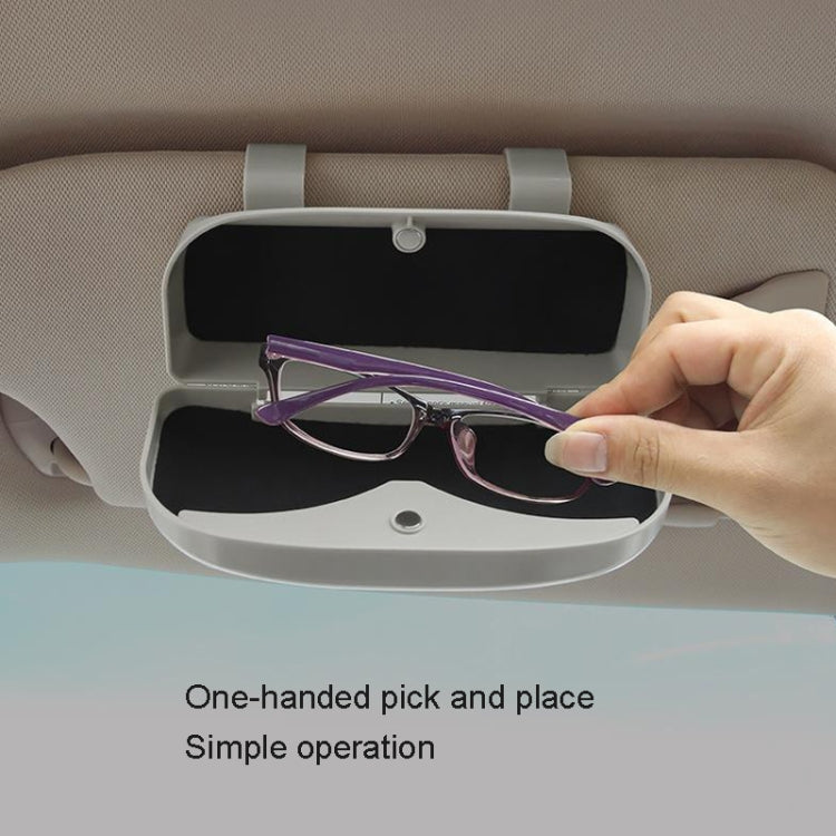 Multifunctional Car Glasses Box Car Sunshine Board Tickets Glasses Clamp(Black) - Sunglasses & Glasses Clips by PMC TechLife | Online Shopping South Africa | PMC TechLife | Buy Now Pay Later Mobicred
