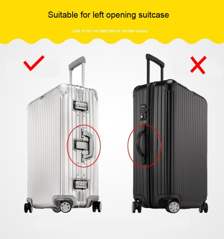 24 Inch Rimless Transparent Waterproof PVC Trolley Suitcase Cover Dustproof Protective Cover - Dust Covers by PMC Jewellery | Online Shopping South Africa | PMC Jewellery