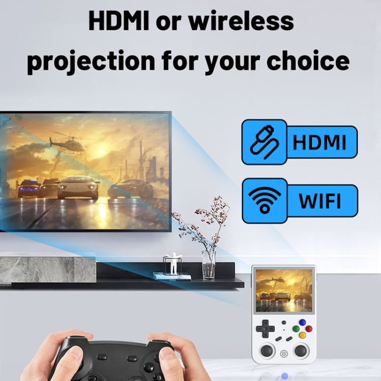 ANBERNIC RG353V  3.5 Inch Wireless Game Box Android 11 Linux OS Handheld Game Console 64G 15,000 games(Transparent Black) - free shipping - PMC TechLife - Order now!