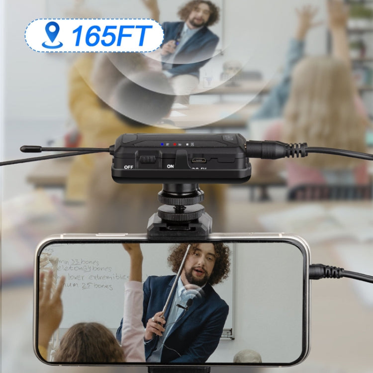 Q6 1 Drag 1 Wireless Lavalier Head Wear USB Computer Recording Microphone Live Phone SLR Lavalier Microphone - free shipping - PMC TechLife - Order now!