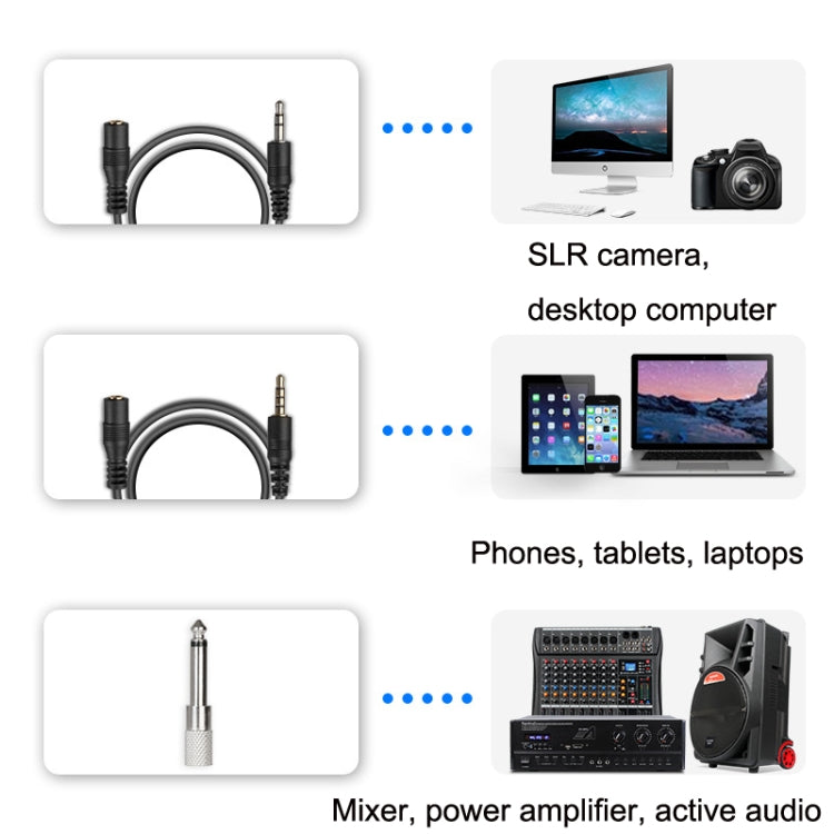 Q6 1 Drag 2 Wireless Lavalier USB Computer Recording Microphone Live Phone SLR Lavalier Microphone - Microphone by PMC TechLife | Online Shopping South Africa | PMC TechLife | Buy Now Pay Later Mobicred