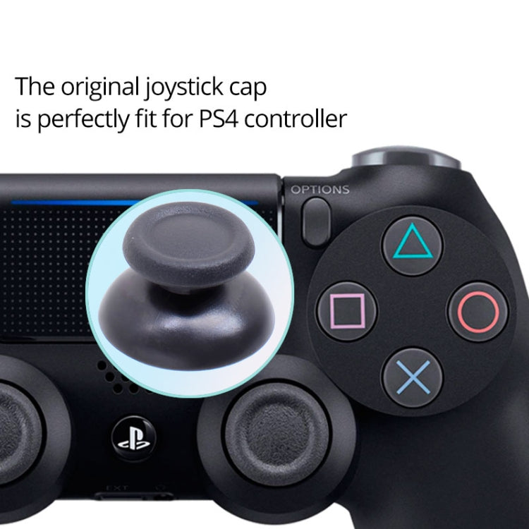 For PS4 10pcs Controller Joystick Mushroom Cap(Grey) - PS4 Spare Parts by PMC TechLife | Online Shopping South Africa | PMC TechLife