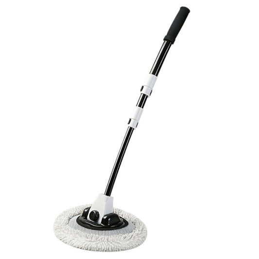 Soft Hair Curved Rod Car Wash Long Handle Telescopic Mop, Color: Black White - Car washing supplies by PMC Jewellery | Online Shopping South Africa | PMC Jewellery | Buy Now Pay Later Mobicred