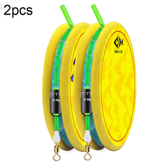 2pcs Outdoor Fishing Anti-tangle Spotted Invisible Line Set with Scale, Size: 6.3m(1.5) - Fishing Lines & Ropes by PMC Jewellery | Online Shopping South Africa | PMC Jewellery | Buy Now Pay Later Mobicred