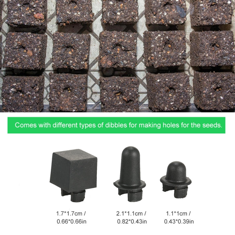 Handheld Seedling Soil Blocker Makes Four 2 by 2 Inches Soil Blocks for Garden Prep(Square) - Garden Hand Tools by PMC TechLife | Online Shopping South Africa | PMC TechLife