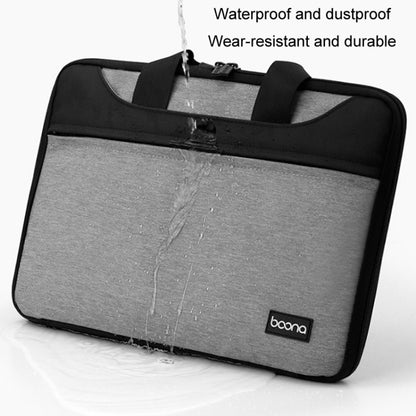 Baona BN-I003 Oxford Cloth Full Open Portable Waterproof Laptop Bag, Size: 13/13.3 inches(Grey) - 13.3 inch by Baona | Online Shopping South Africa | PMC Jewellery | Buy Now Pay Later Mobicred