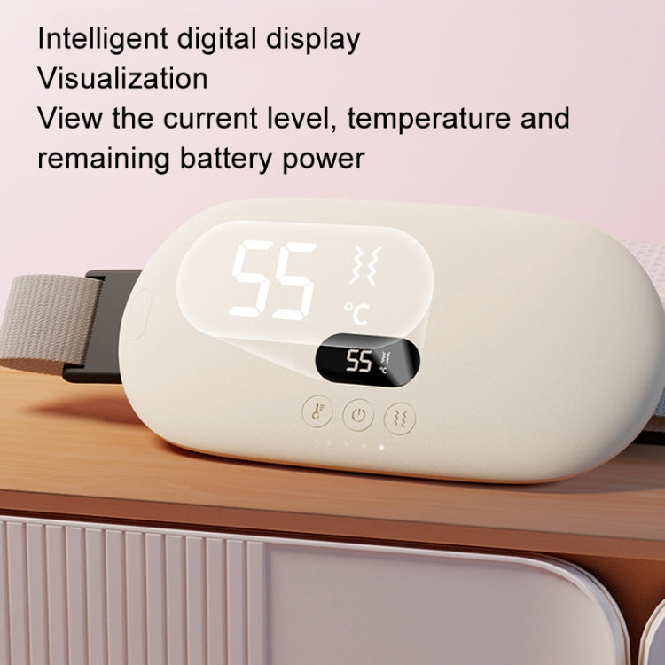 2000mAh Intelligent Massage Warming Belt Digital Electric Abdominal and Waist Massager(Pink) - free shipping - PMC TechLife - Order now!