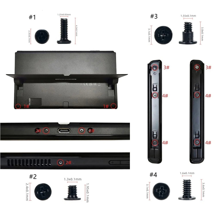For Switch OLED Host 44 In 1 Screw Set Replacement Accessories(R22006) - Switch Spare Parts by PMC TechLife | Online Shopping South Africa | PMC TechLife