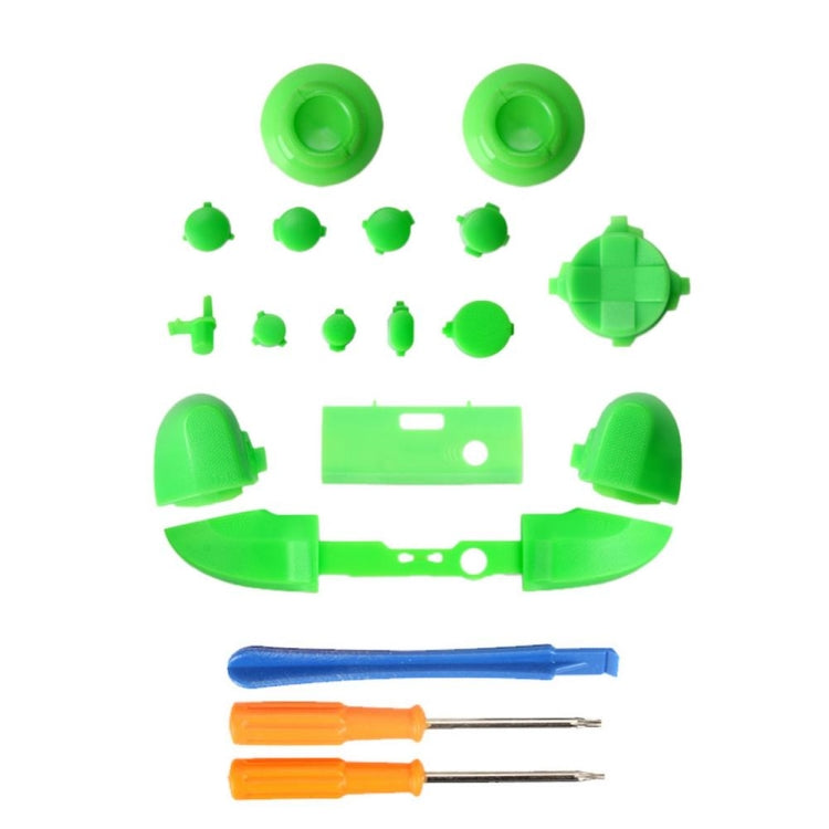 For Xbox Series X Controller Thumbstick LB RB Bumpers Trigger Buttons With Screwdriver Accessories(Green) - XBOX Spare Parts by PMC Jewellery | Online Shopping South Africa | PMC Jewellery