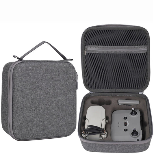 For DJI Mavic Mini 2 Dual Battery Storage Bag Handheld Protective Case(Light Grey) - Backpacks & Bags by PMC Jewellery | Online Shopping South Africa | PMC Jewellery | Buy Now Pay Later Mobicred