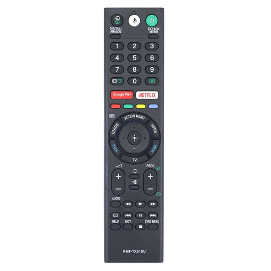 RMF-TX310U For Sony 4K Ultra HD Smart LED TV Voice Remote Control Replacement(Black) - TV by PMC Jewellery | Online Shopping South Africa | PMC Jewellery | Buy Now Pay Later Mobicred