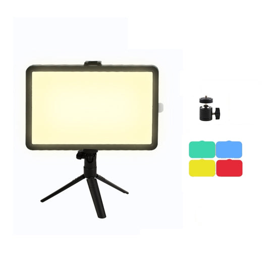 8 Inch 3200-5500K Three-color Temperature Photography Flat-panel Live Fill Light,Spec: Small Tripod - Selfie Light by PMC Jewellery | Online Shopping South Africa | PMC Jewellery | Buy Now Pay Later Mobicred