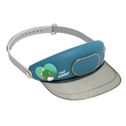 Cute Pet Bladeless Fan Hat USB Rechargeable Adjustable Speed Summer Sun Protection Sunshade Fan(Love Dragon) - Electric Fans by PMC Jewellery | Online Shopping South Africa | PMC Jewellery | Buy Now Pay Later Mobicred