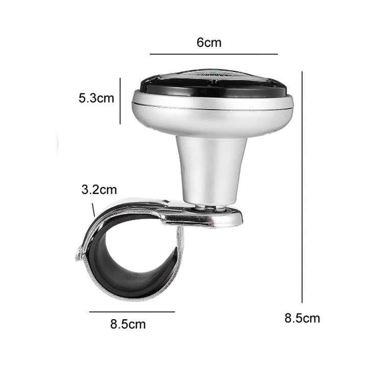 Car Steering Wheel Booster Ball Assist With Compass(B Model White) - Steering Wheel Accessories by PMC TechLife | Online Shopping South Africa | PMC TechLife | Buy Now Pay Later Mobicred