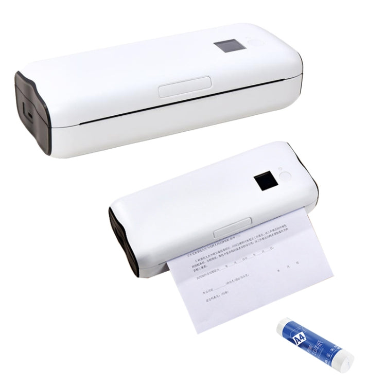 Home Small Phone Office Wireless Wrong Question Paper Student Portable Thermal Printer, Style: Bluetooth Edition+100pcs A4 Paper - Printer by PMC TechLife | Online Shopping South Africa | PMC TechLife | Buy Now Pay Later Mobicred