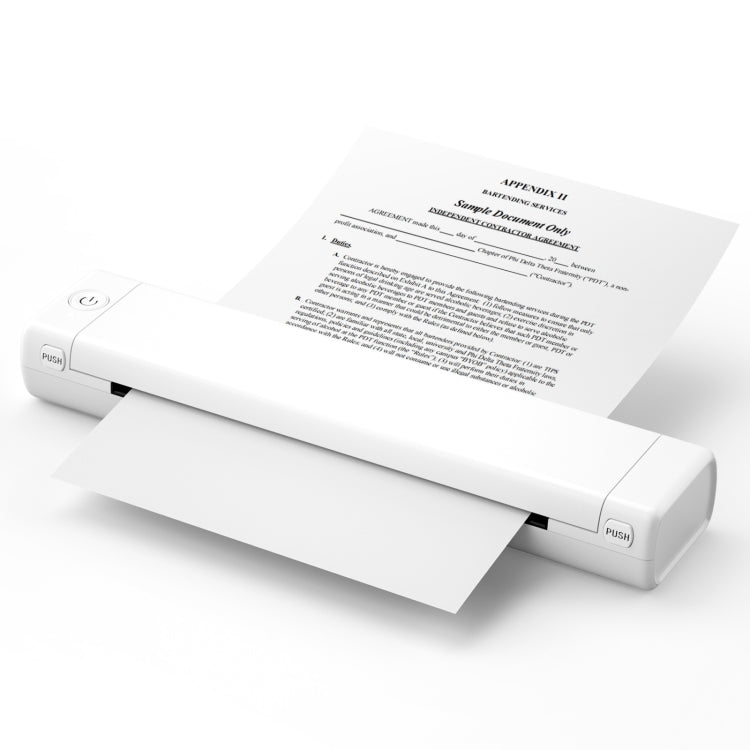 M08F Bluetooth Wireless Handheld Portable Thermal Printer(White Letter Version) - Printer by PMC TechLife | Online Shopping South Africa | PMC TechLife | Buy Now Pay Later Mobicred