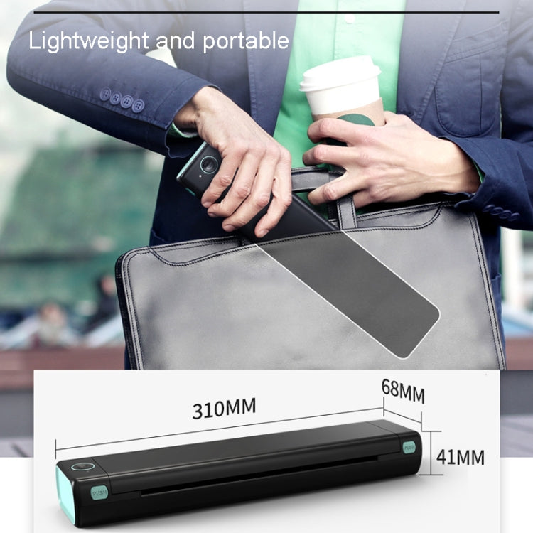 M08F Bluetooth Wireless Handheld Portable Thermal Printer(White Letter Version) - Printer by PMC TechLife | Online Shopping South Africa | PMC TechLife | Buy Now Pay Later Mobicred