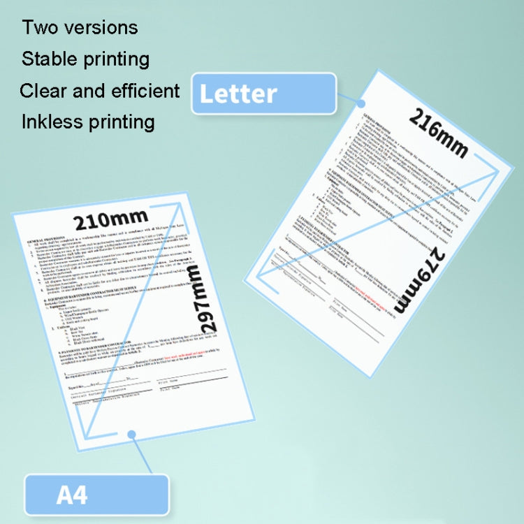 M08F Bluetooth Wireless Handheld Portable Thermal Printer(Gray Letter Version) - Printer by PMC TechLife | Online Shopping South Africa | PMC TechLife | Buy Now Pay Later Mobicred