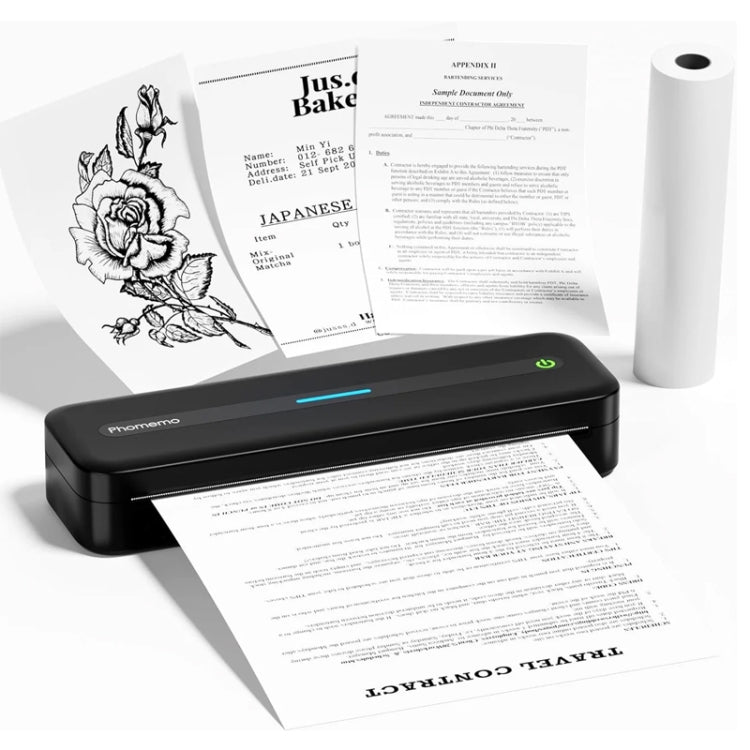 Phomemo M832 300dpi Wireless Thermal Portable Printer, Size: Letter Version(Black) - free shipping - PMC TechLife - Order now!