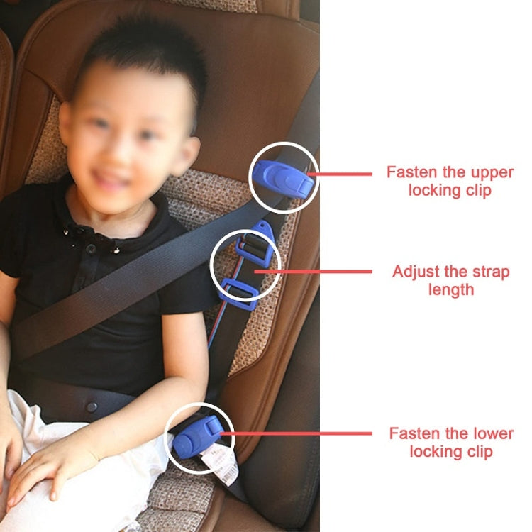 Car Child Seat Safety Belt Adjustment Anti-collision Limit Fixer(Red) - Seat Accessories by PMC TechLife | Online Shopping South Africa | PMC TechLife | Buy Now Pay Later Mobicred