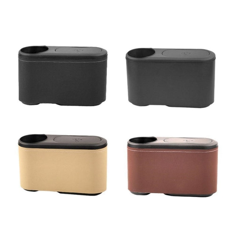 Car Seat Water Cup Holder Umbrella Storage Box Trash Can, Color: Black Leather - Stowing Tidying by PMC TechLife | Online Shopping South Africa | PMC TechLife | Buy Now Pay Later Mobicred