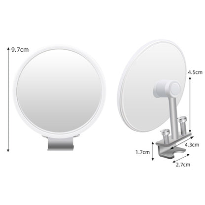 1pair Car Rearview Auxiliary Mirror Blind Spot Viewing Mirror(White) - Convex Mirror & Accessories by PMC Jewellery | Online Shopping South Africa | PMC Jewellery | Buy Now Pay Later Mobicred